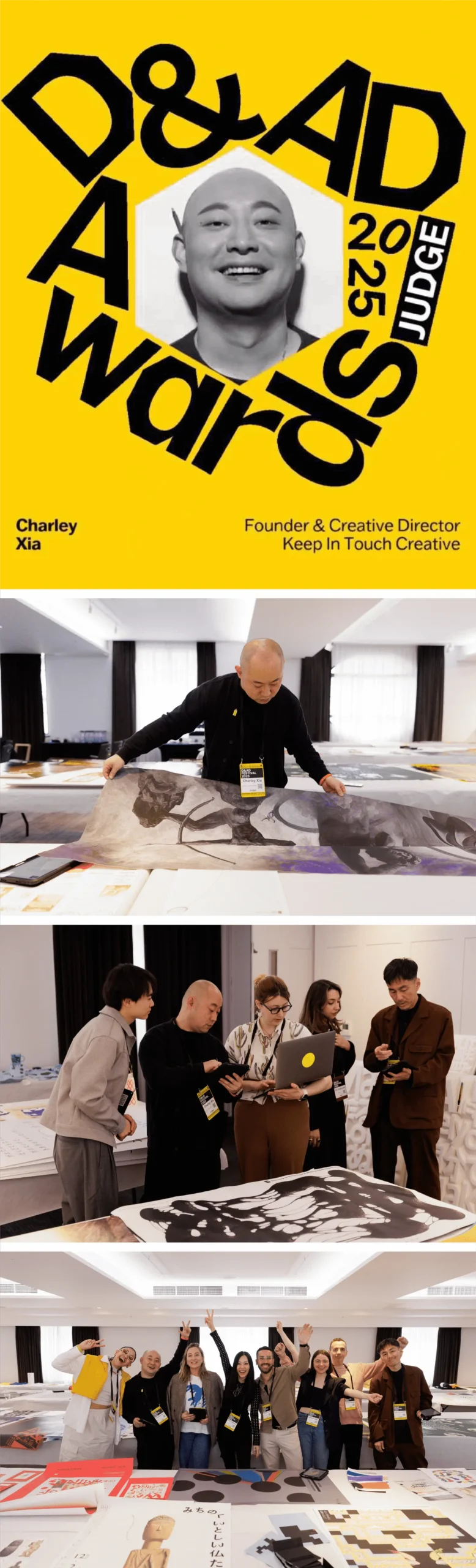 Charley Xia Was Invited To Judge The 2025 D&AD Graphic Design Category
